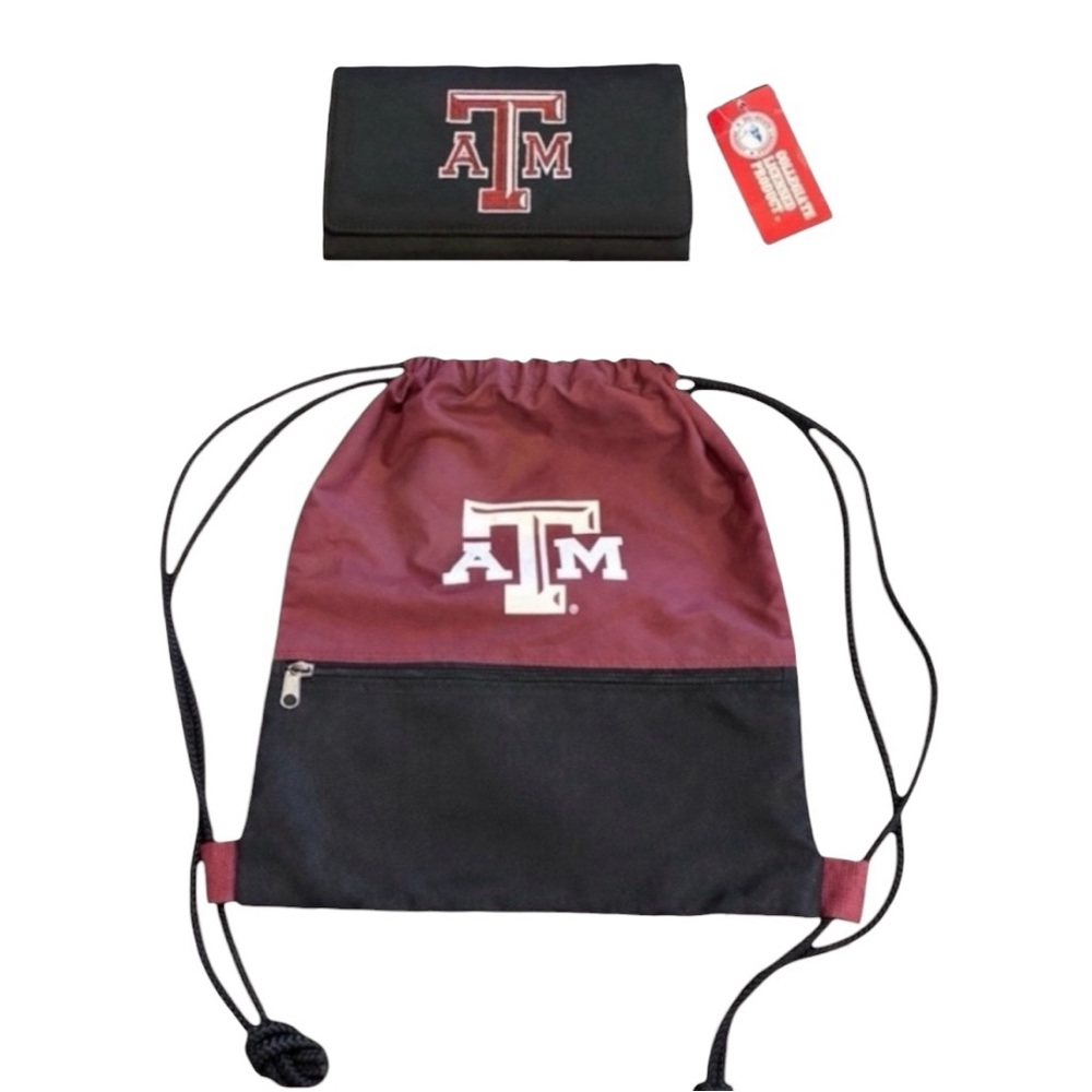 A&M Aggies Bag and Wallet NWT College Football SEC Game Day Swag